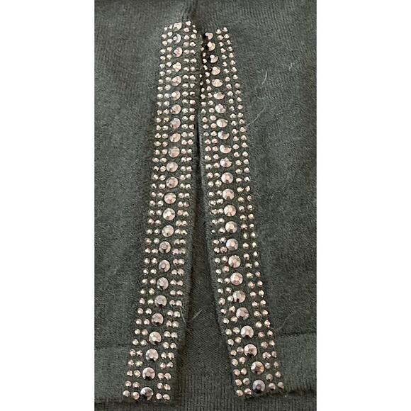 ADRIENNE VITTADINI LONG SLV PULL-OVER VELOUR SWEATER/TOP, WOMEN, 3X-GREEN SILVER - Picture 9 of 11